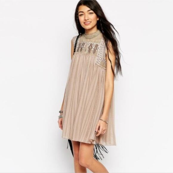 NWT Free People Penny Babylon Embroidered Dress - Picture 10 of 11